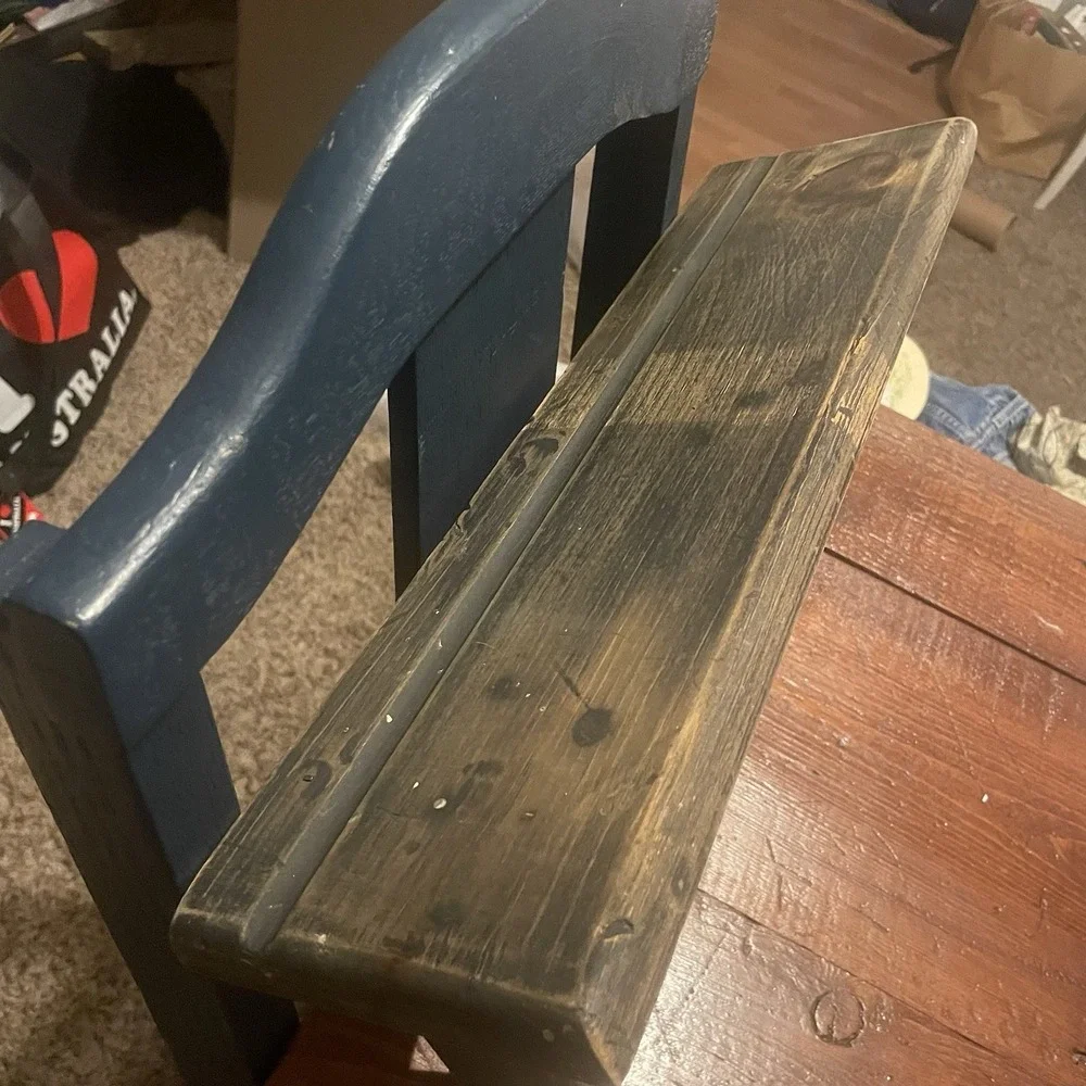 Vintage Wood Shelf -Heart Cut Out -Country Granny Core Farmhouse 18